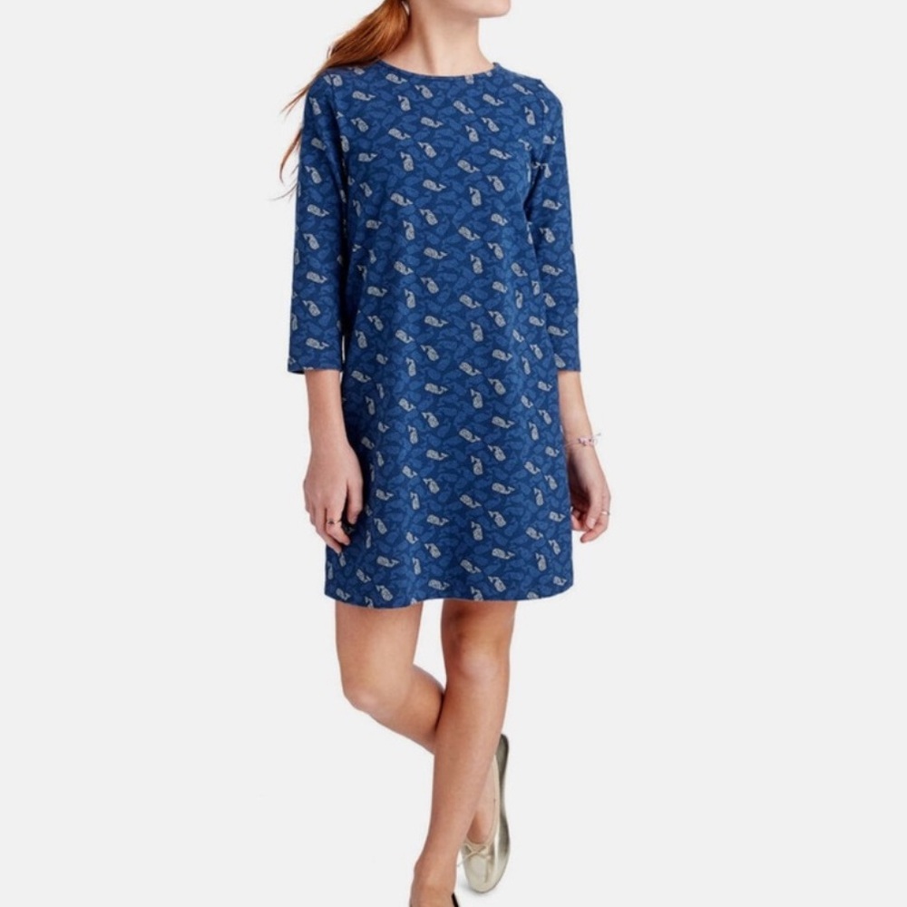 Vineyard Vines Polka Dot Whale Dress
